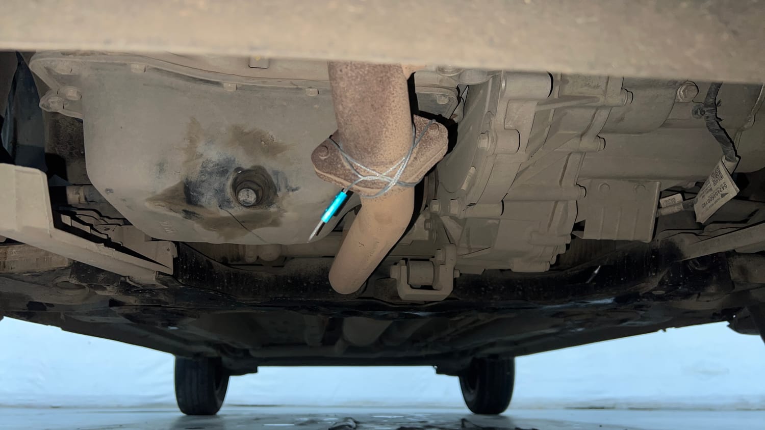 Used 2023 Tata Punch Adventure AMT Petrol Automatic extra FRONT LEFT UNDERBODY VIEW