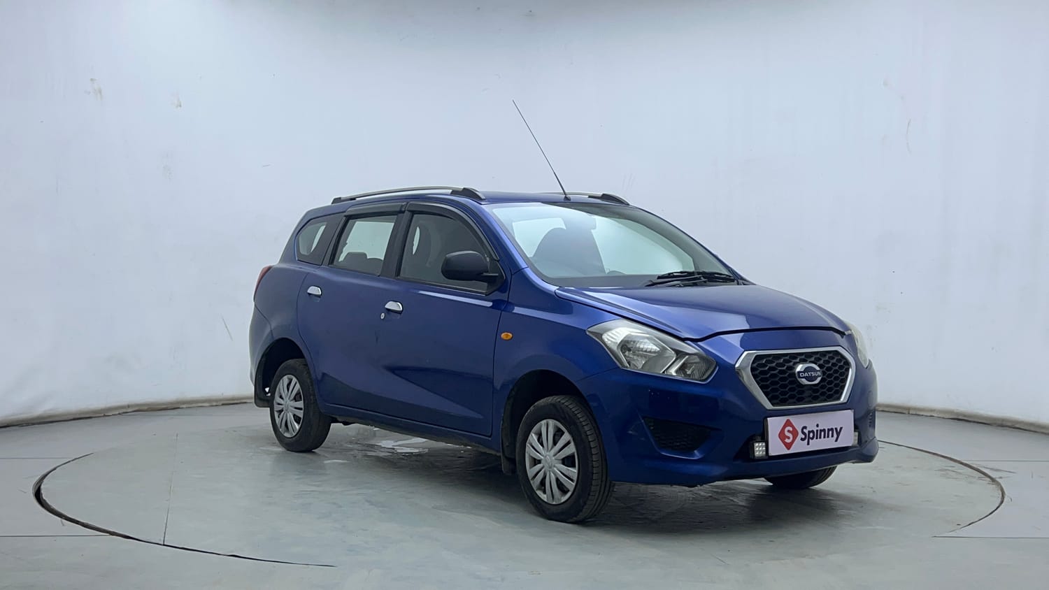 Used 2019 Datsun Go Plus T Petrol Manual exterior RIGHT FRONT CORNER VIEW