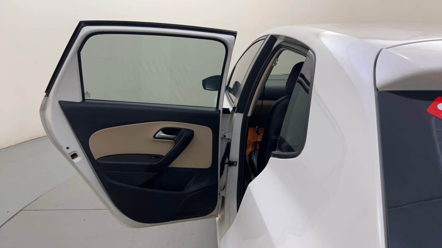 Used 2016 Volkswagen Polo Highline1.2L (P) Petrol Manual interior LEFT REAR DOOR OPEN VIEW