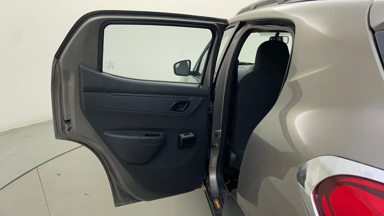 Used 2016 Renault Kwid RXT Petrol Manual interior LEFT REAR DOOR OPEN VIEW