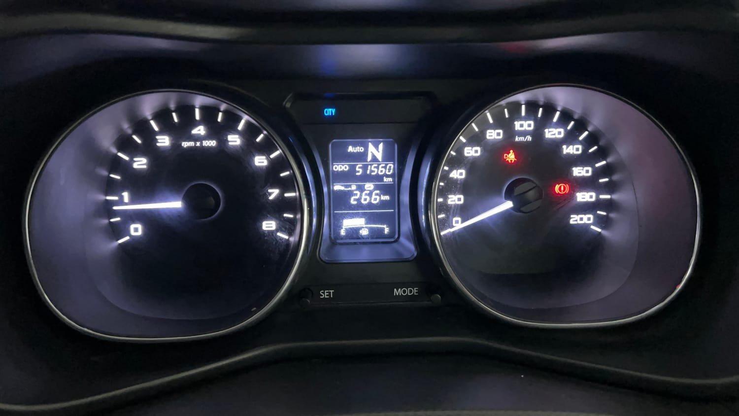 Used 2019 Tata Nexon XZA Plus Diesel Diesel Automatic interior CLUSTERMETER VIEW