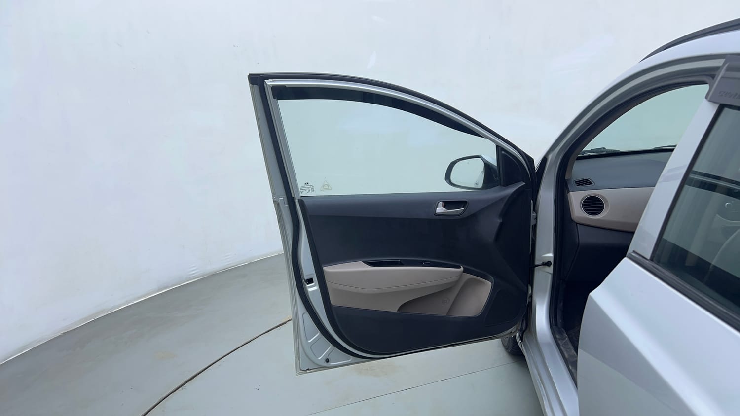 Used 2014 Hyundai Grand i10 Asta AT 1.2 Kappa VTVT Petrol Automatic interior LEFT FRONT DOOR OPEN VIEW