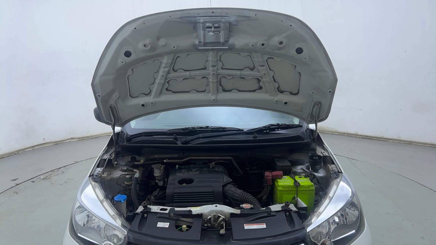 Used 2016 Maruti Suzuki Celerio VXi AMT Petrol Automatic engine ENGINE & BONNET OPEN FRONT VIEW