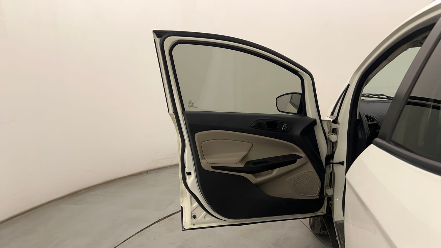 Used 2021 Ford EcoSport Trend 1.5L Ti-VCT Petrol Manual interior LEFT FRONT DOOR OPEN VIEW