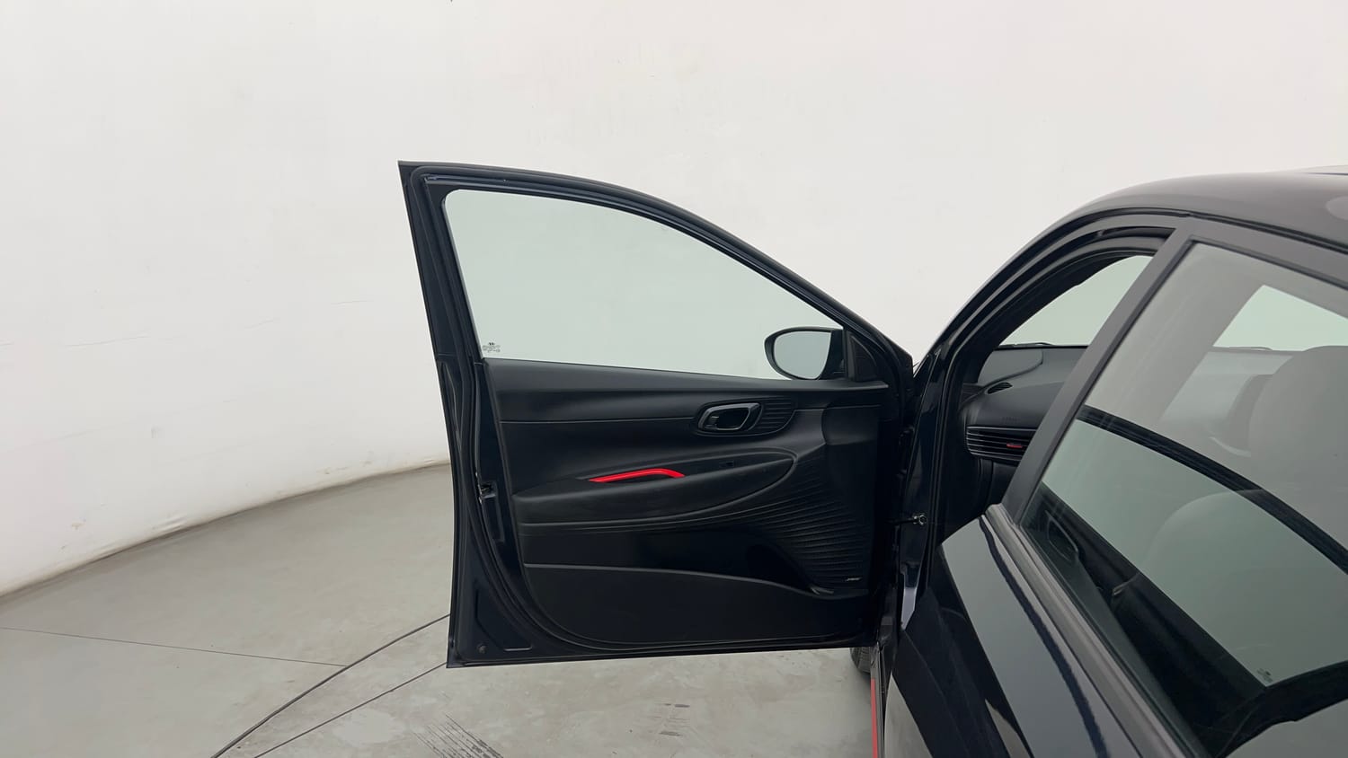 Used 2023 Hyundai i20 N Line N8 1.0 Turbo DCT Petrol Automatic interior LEFT FRONT DOOR OPEN VIEW