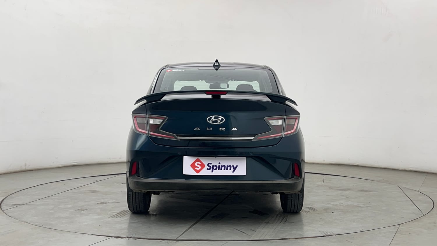 Used 2022 Hyundai Aura SX 1.2 Petrol Petrol Manual exterior BACK VIEW