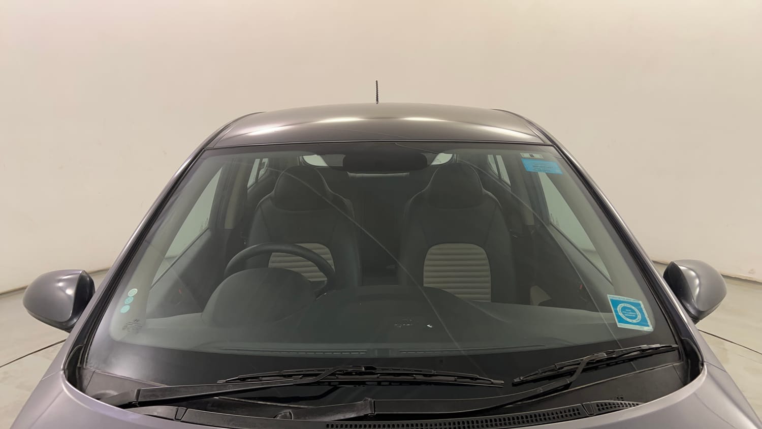Used 2014 Hyundai Grand i10 Magna 1.2 Kappa VTVT Petrol Manual exterior FRONT WINDSHIELD VIEW