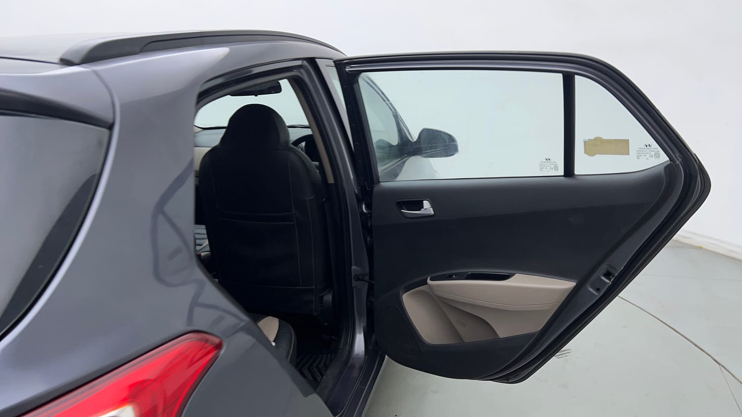 Used 2016 Hyundai Grand i10 Sportz 1.2 Kappa VTVT Petrol Manual interior RIGHT REAR DOOR OPEN VIEW
