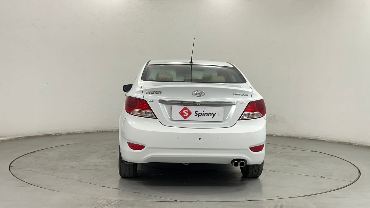 Used 2013 Hyundai Verna Fluidic 1.6 VTVT SX Opt Petrol Manual exterior BACK VIEW