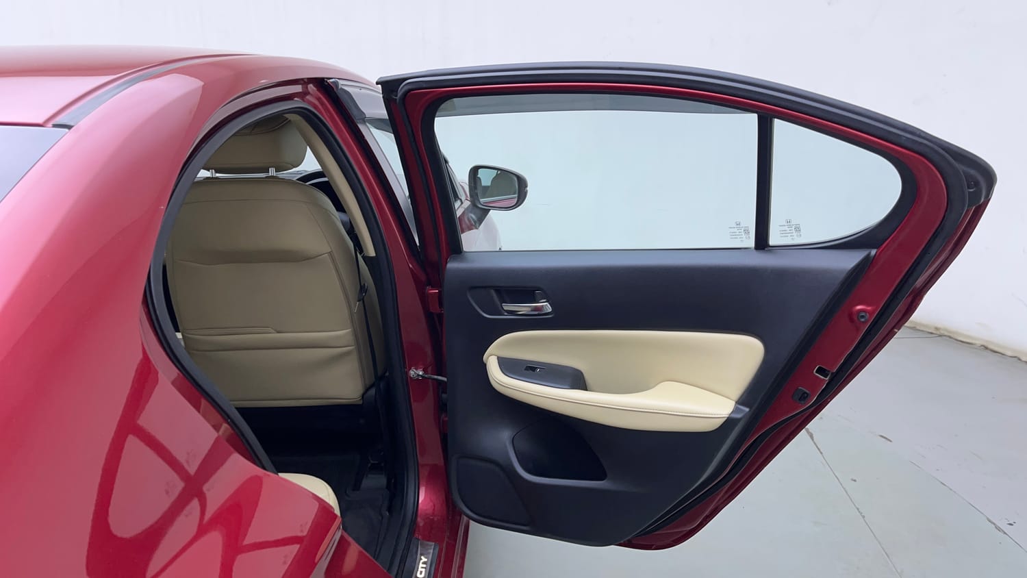 Used 2022 Honda City ZX CVT Petrol Petrol Automatic interior RIGHT REAR DOOR OPEN VIEW