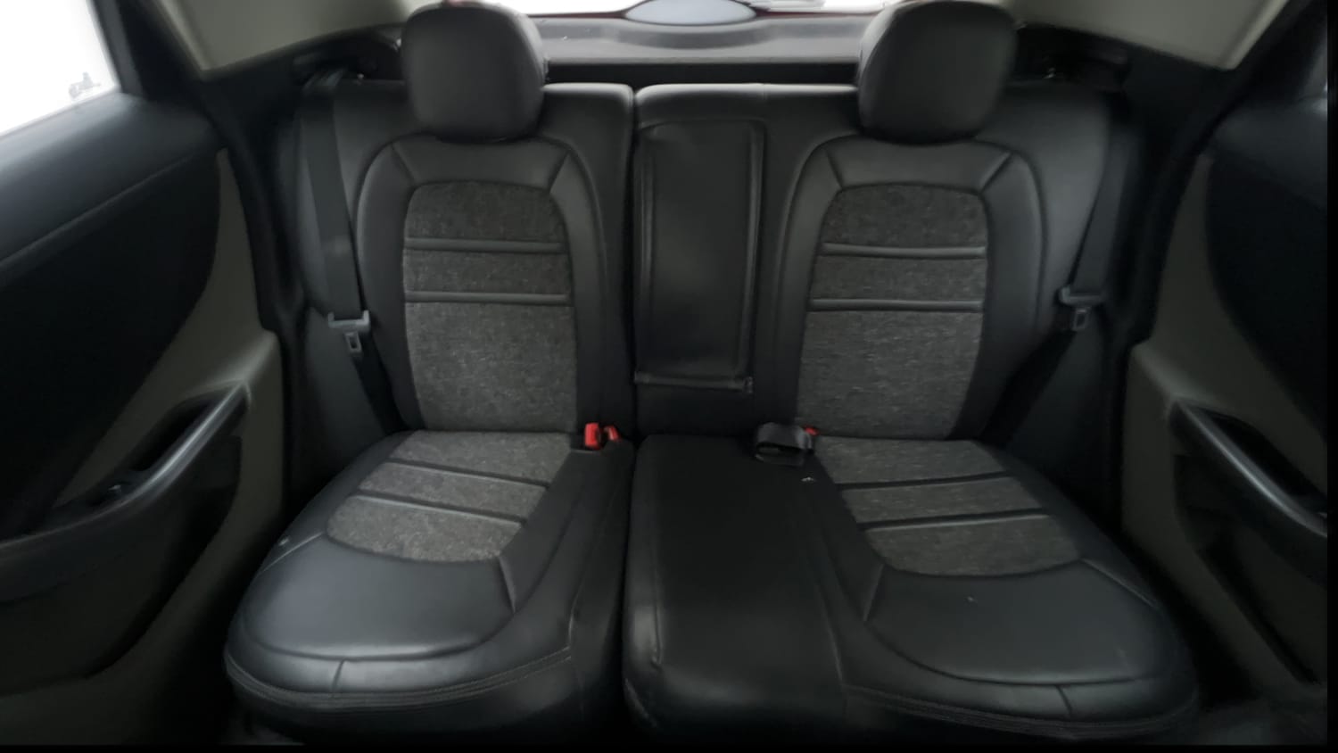 Used 2018 Tata Nexon XZA Plus Petrol Dual Tone Petrol Automatic interior REAR SEAT CONDITION VIEW