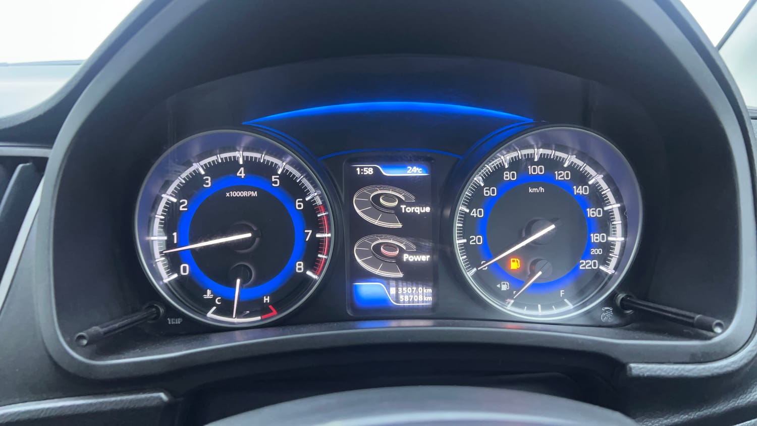 Used 2019 Maruti Suzuki Baleno Zeta 1.2 Petrol Manual interior CLUSTERMETER VIEW