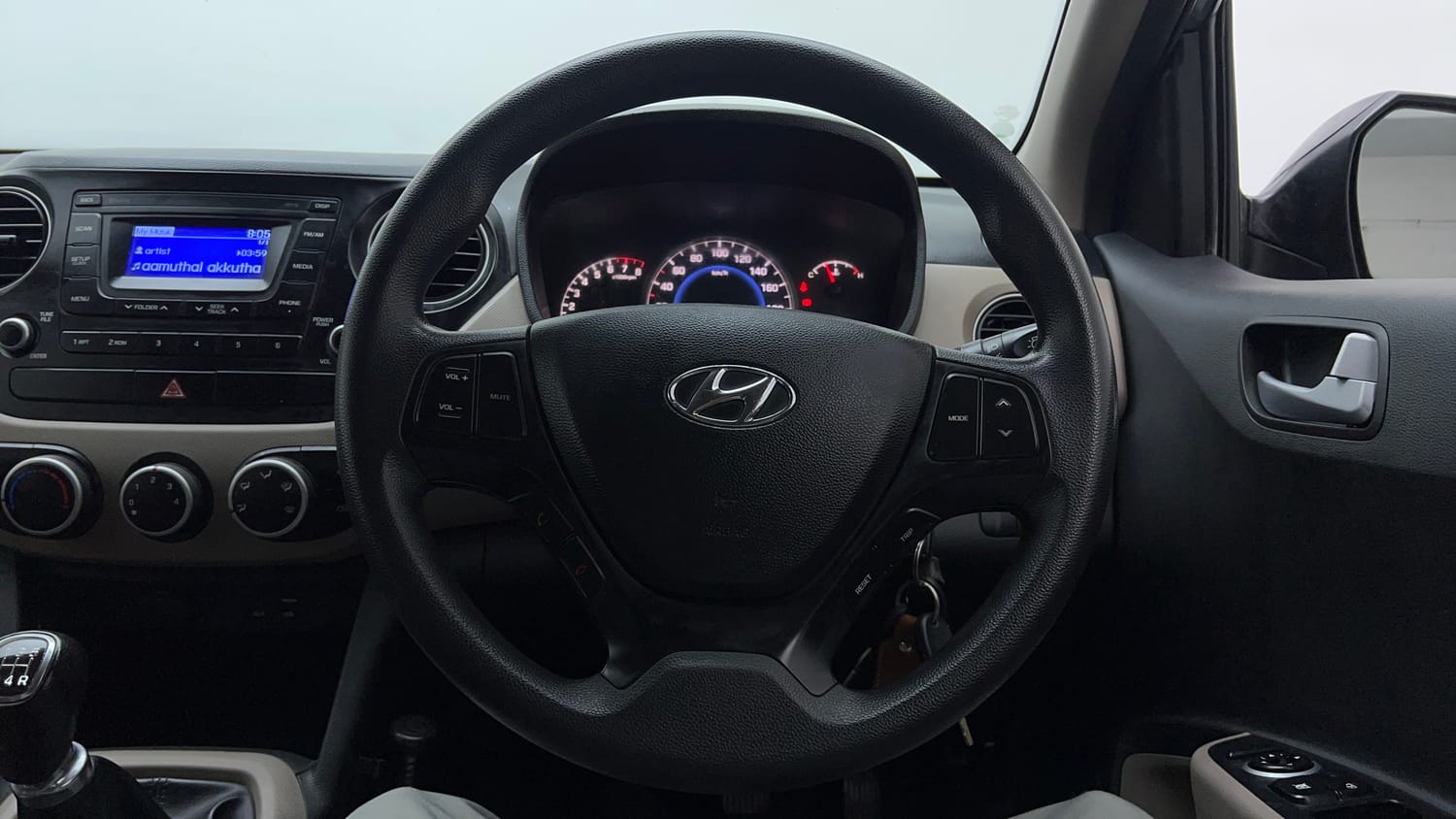 Used 2016 Hyundai Grand i10 Sportz 1.2 Kappa VTVT Petrol Manual interior STEERING VIEW