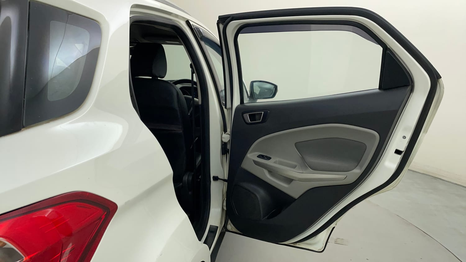Used 2013 Ford EcoSport Titanium 1.5 Ti-VCT Petrol Manual interior RIGHT REAR DOOR OPEN VIEW