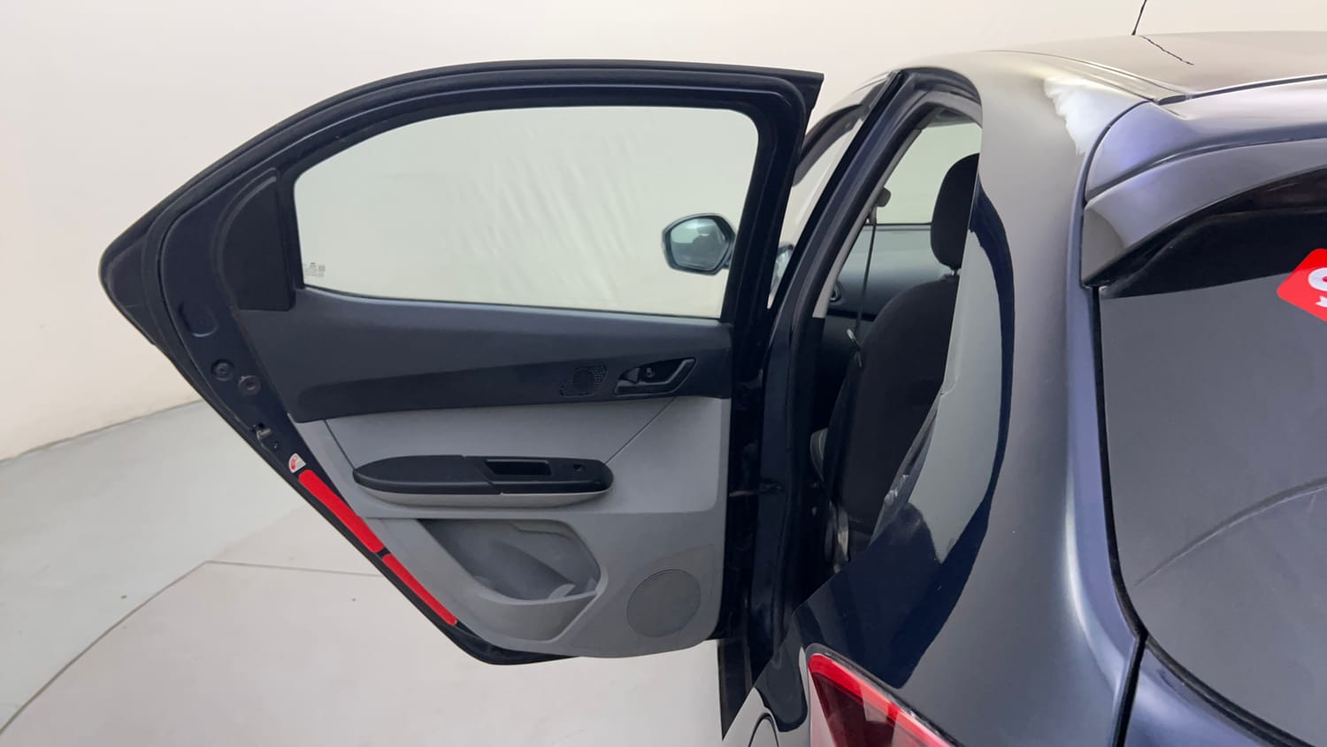 Used 2021 Tata Tiago XT Petrol Manual interior LEFT REAR DOOR OPEN VIEW