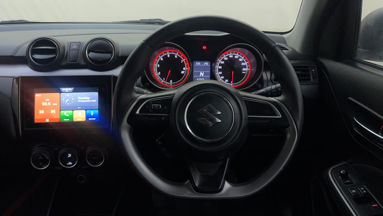 Used 2022 Maruti Suzuki Swift ZXi AMT Petrol Automatic interior STEERING VIEW