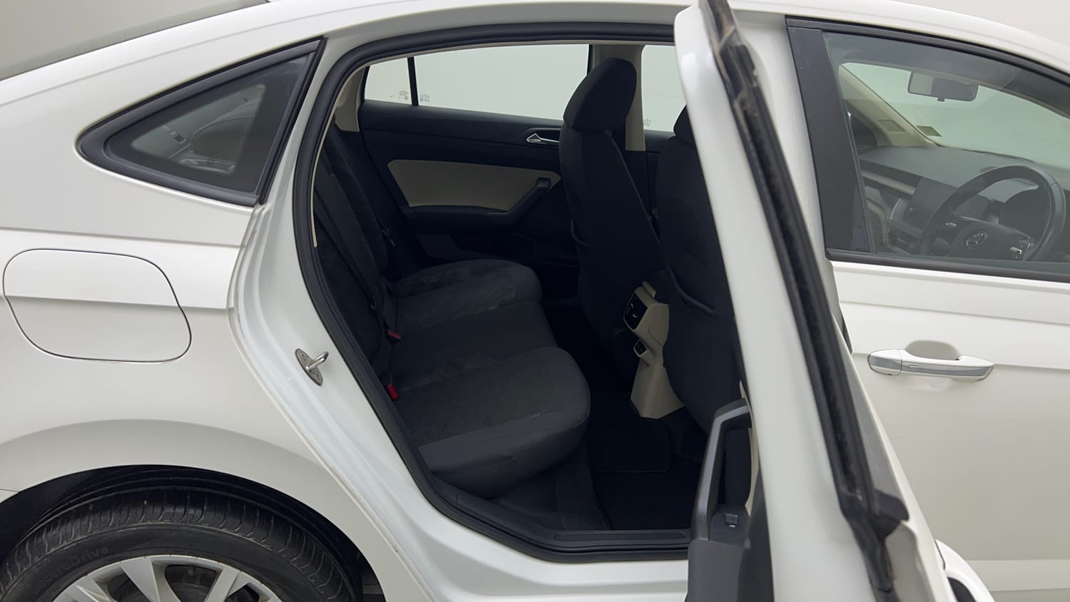 Used 2023 Skoda Slavia Ambition 1.0L TSI MT Petrol Manual interior RIGHT SIDE REAR DOOR CABIN VIEW