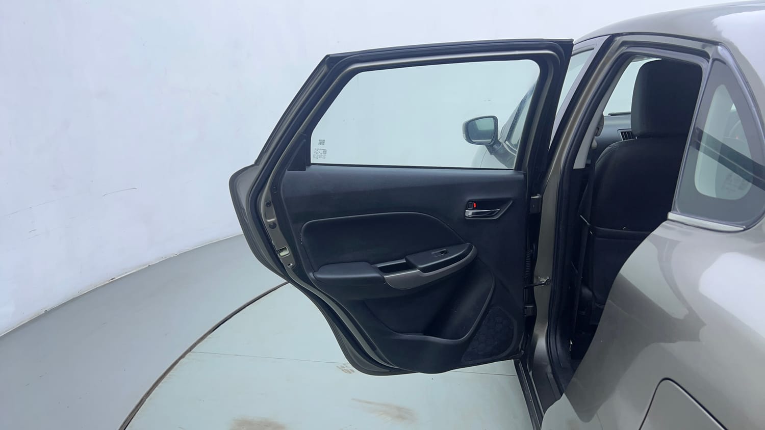 Used 2019 Maruti Suzuki Baleno Zeta 1.2 Petrol Manual interior LEFT REAR DOOR OPEN VIEW