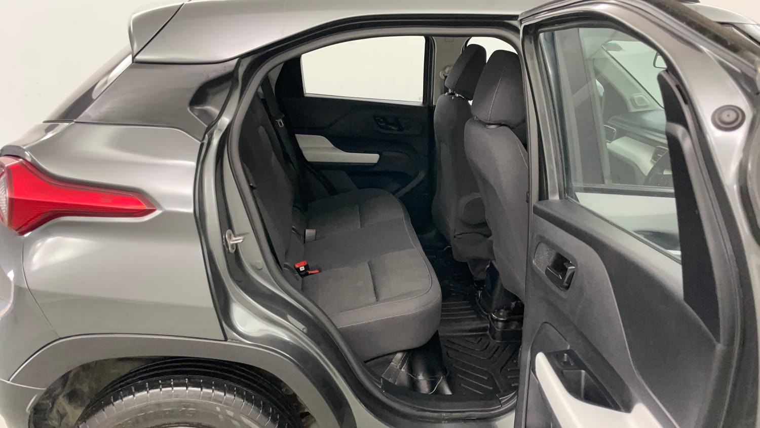 Used 2024 Tata Punch Accomplished MT Petrol Manual interior RIGHT SIDE REAR DOOR CABIN VIEW