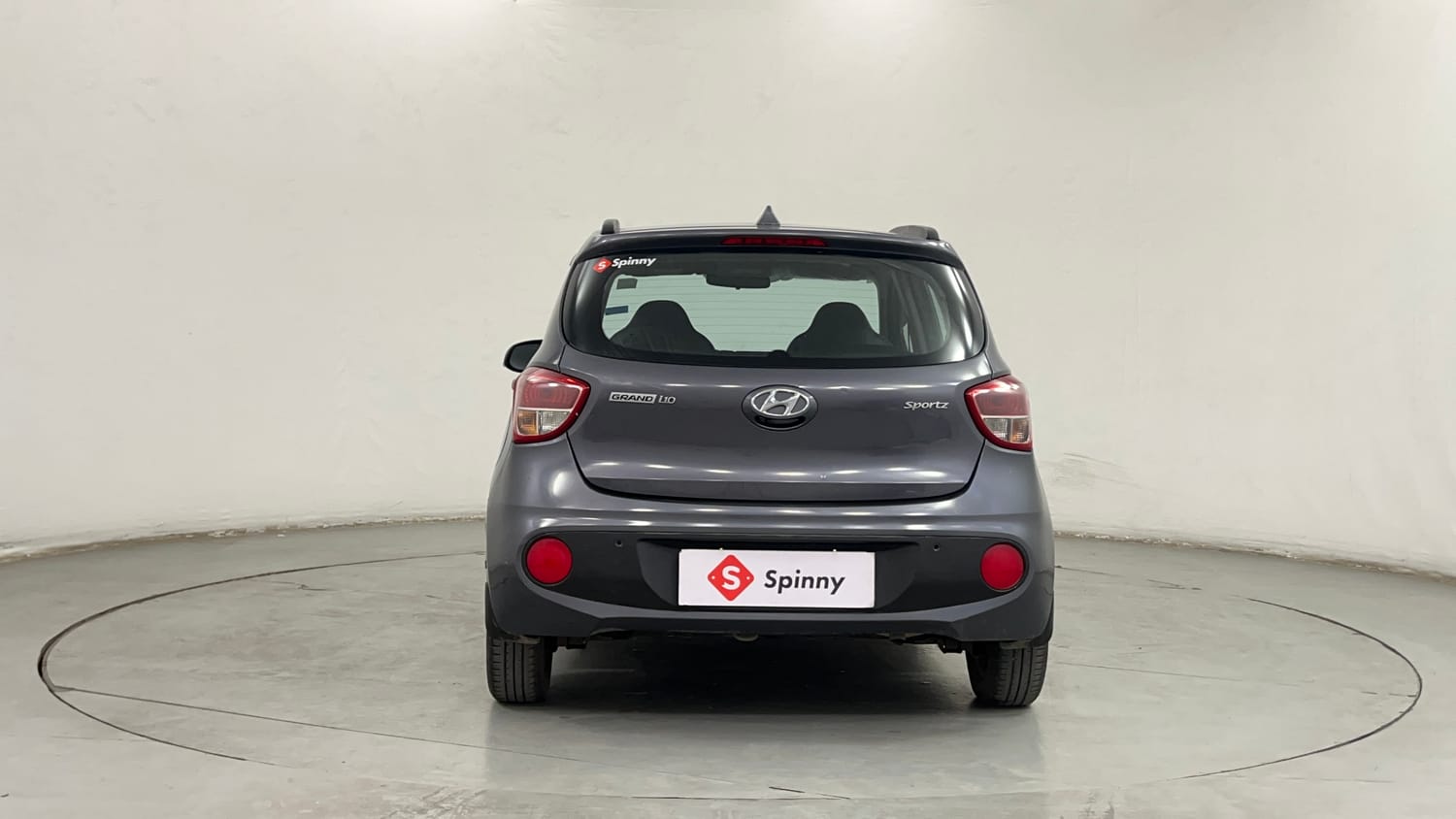 Used 2018 Hyundai Grand i10 Sportz 1.2 Kappa VTVT Petrol Manual exterior BACK VIEW