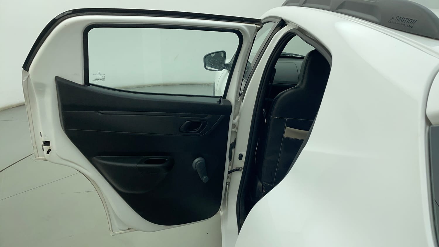 Used 2017 Renault Kwid 1.0 RXT Petrol Manual interior LEFT REAR DOOR OPEN VIEW