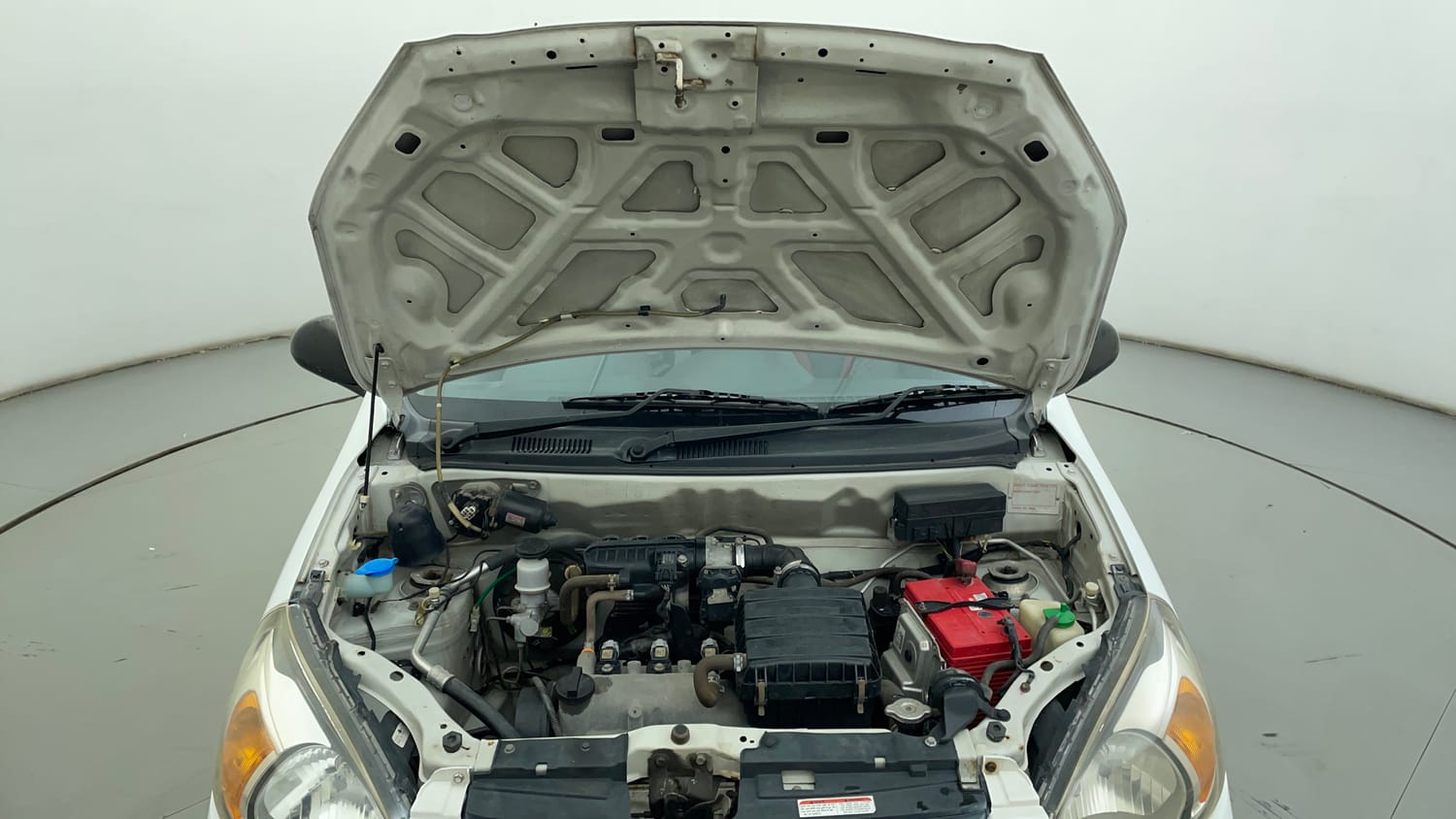Used 2018 Maruti Suzuki Alto 800 LXi Petrol Manual engine ENGINE & BONNET OPEN FRONT VIEW