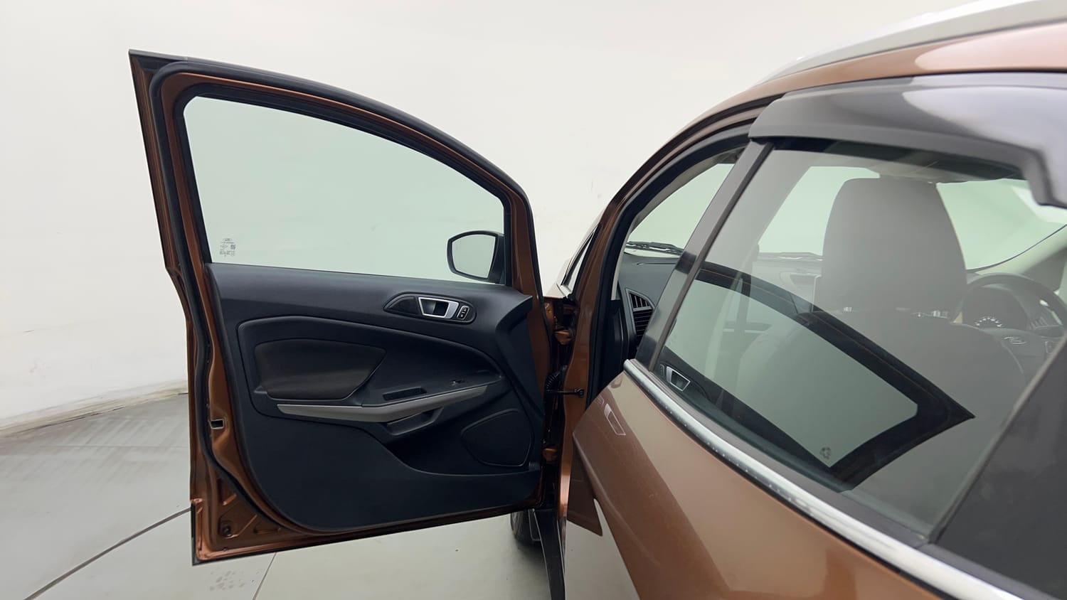 Used 2018 Ford EcoSport Titanium 1.5L Ti-VCT Petrol Manual interior LEFT FRONT DOOR OPEN VIEW