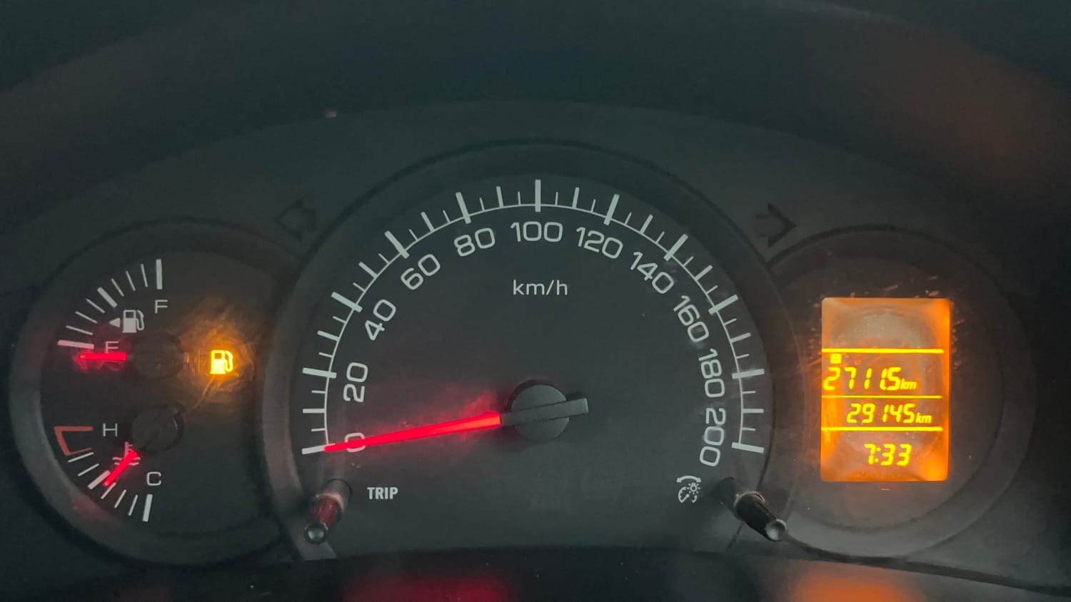 Used 2012 Maruti Suzuki Swift LXi Petrol Manual interior CLUSTERMETER VIEW