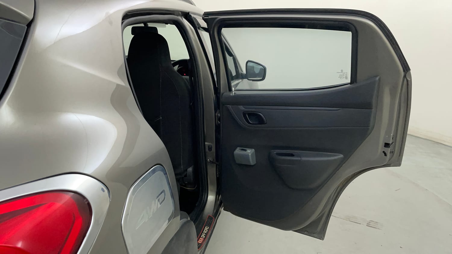 Used 2016 Renault Kwid RXT Petrol Manual interior RIGHT REAR DOOR OPEN VIEW