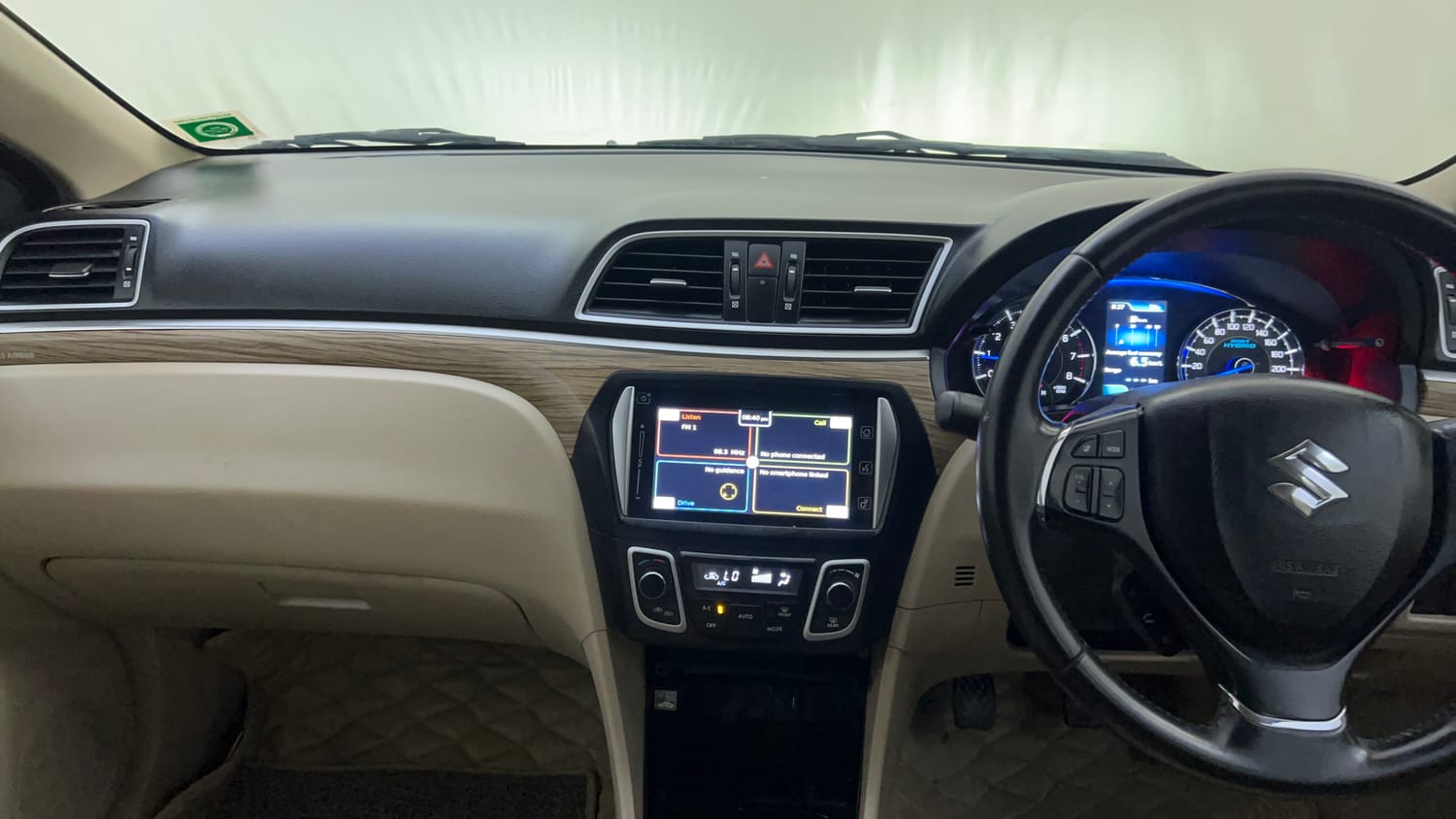 Used 2020 Maruti Suzuki Ciaz Alpha Hybrid 1.5 Petrol Manual interior MUSIC SYSTEM & AC CONTROL VIEW