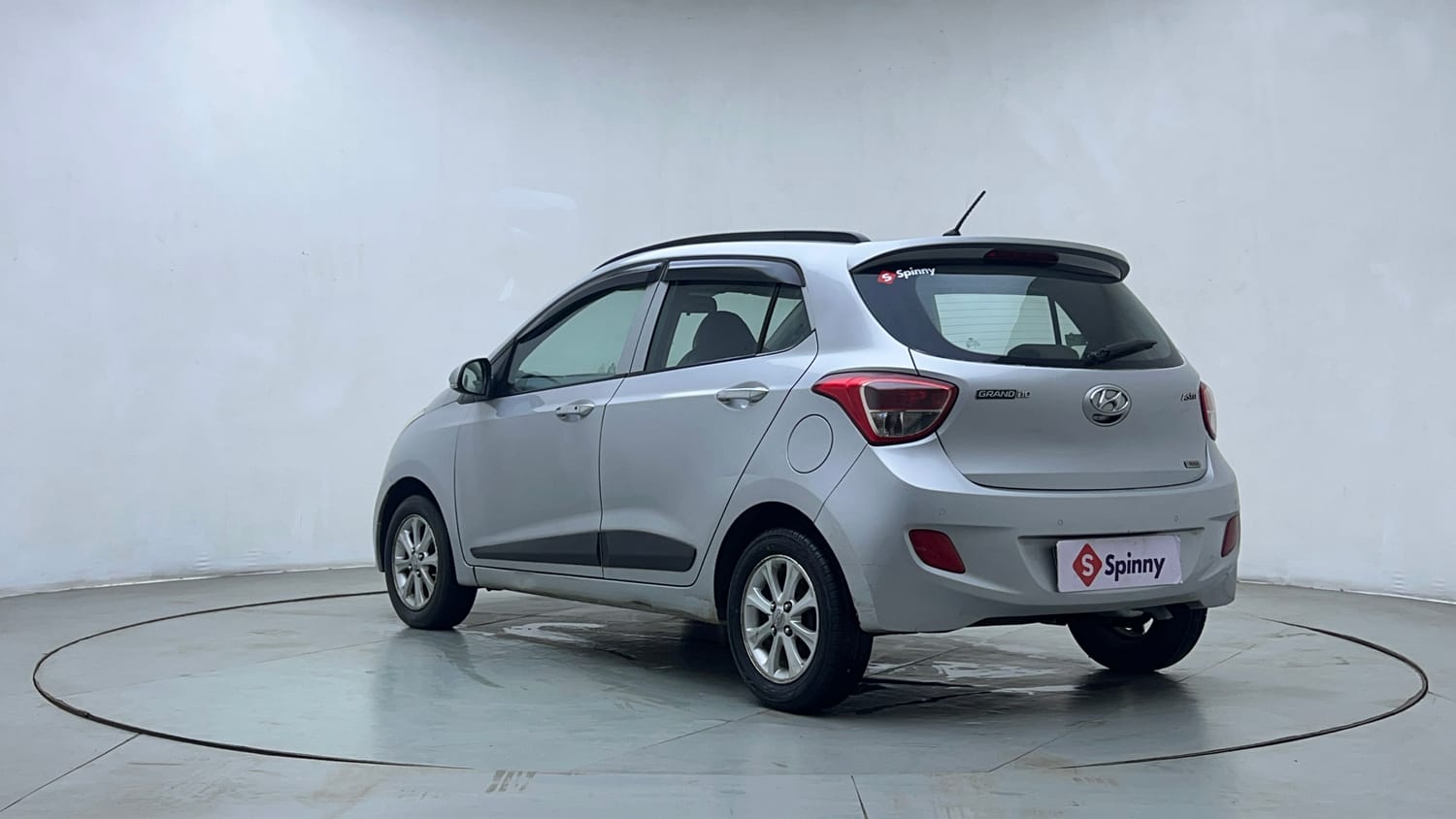 Used 2014 Hyundai Grand i10 Asta AT 1.2 Kappa VTVT Petrol Automatic exterior LEFT REAR CORNER VIEW