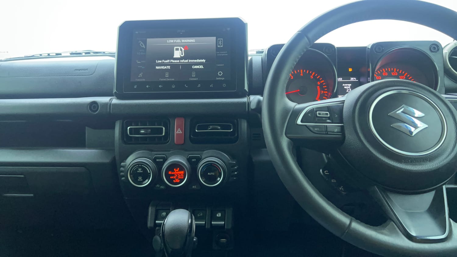 Used 2023 Maruti Suzuki Jimny Alpha AT Petrol Automatic top_features Integrated (in-dash) music system
