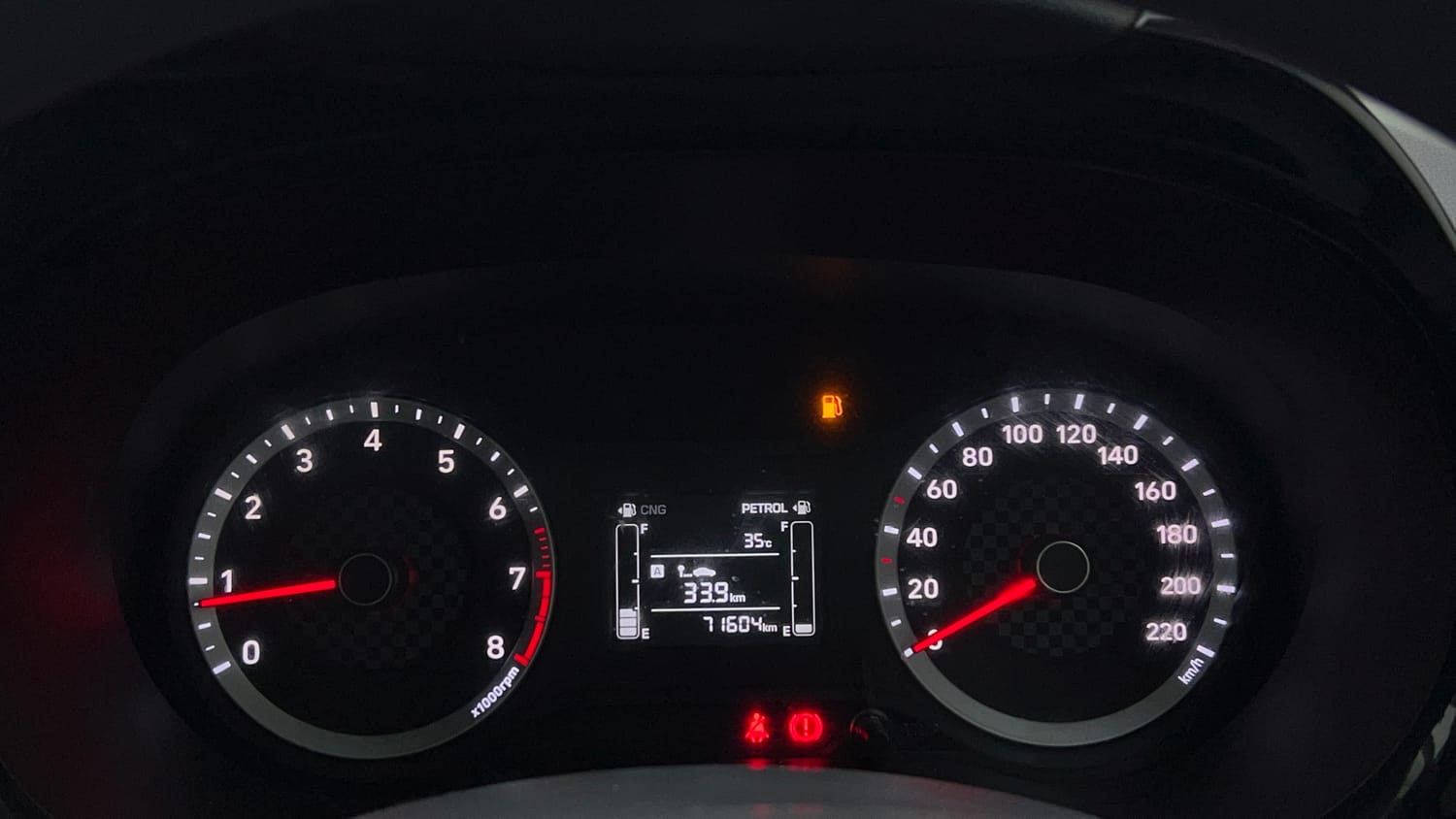 Used 2022 Hyundai Grand i10 Nios Sportz 1.2 Kappa VTVT CNG Cng Manual interior CLUSTERMETER VIEW
