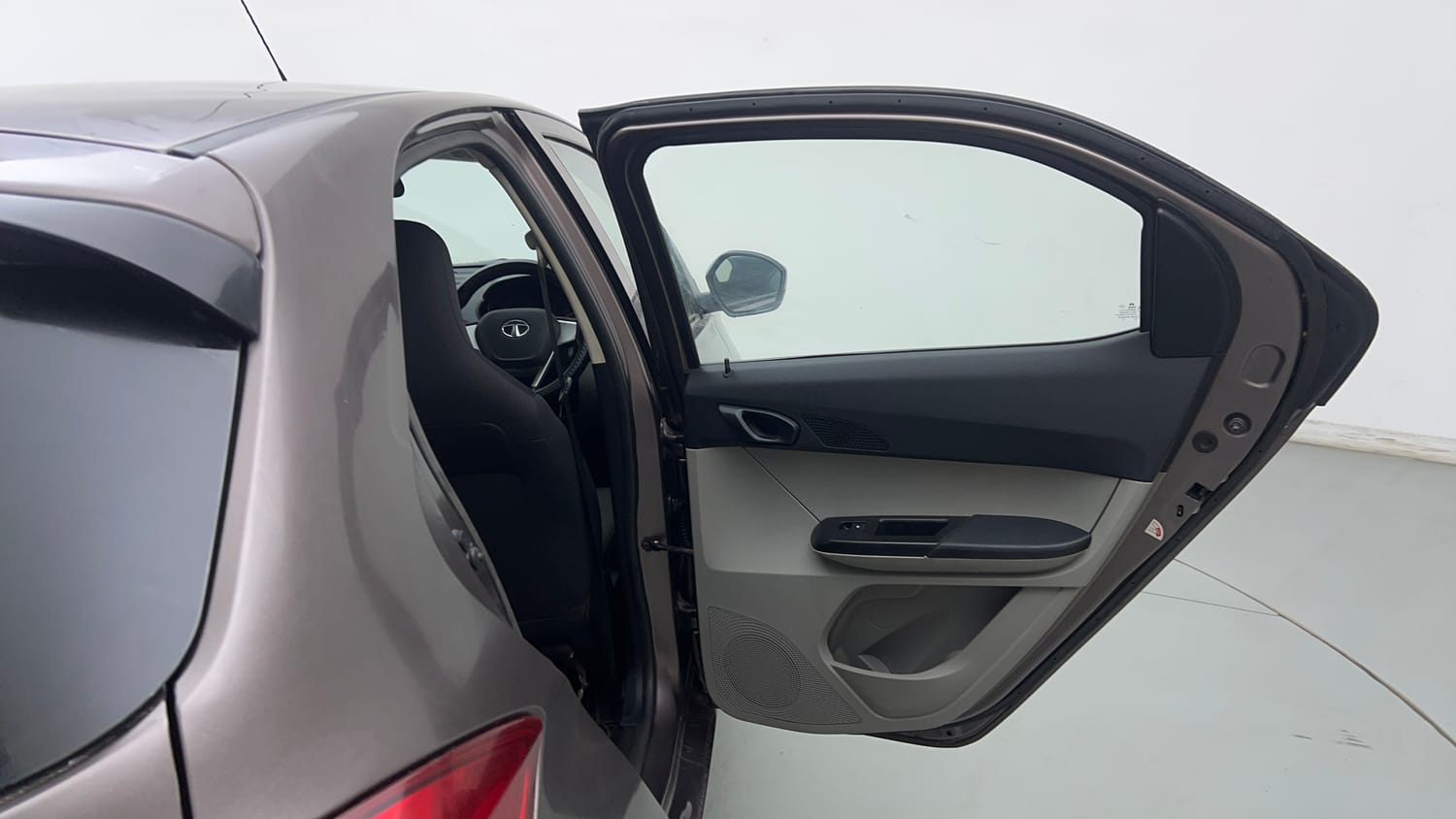 Used 2017 Tata Tiago Revotron XT Petrol Manual interior RIGHT REAR DOOR OPEN VIEW