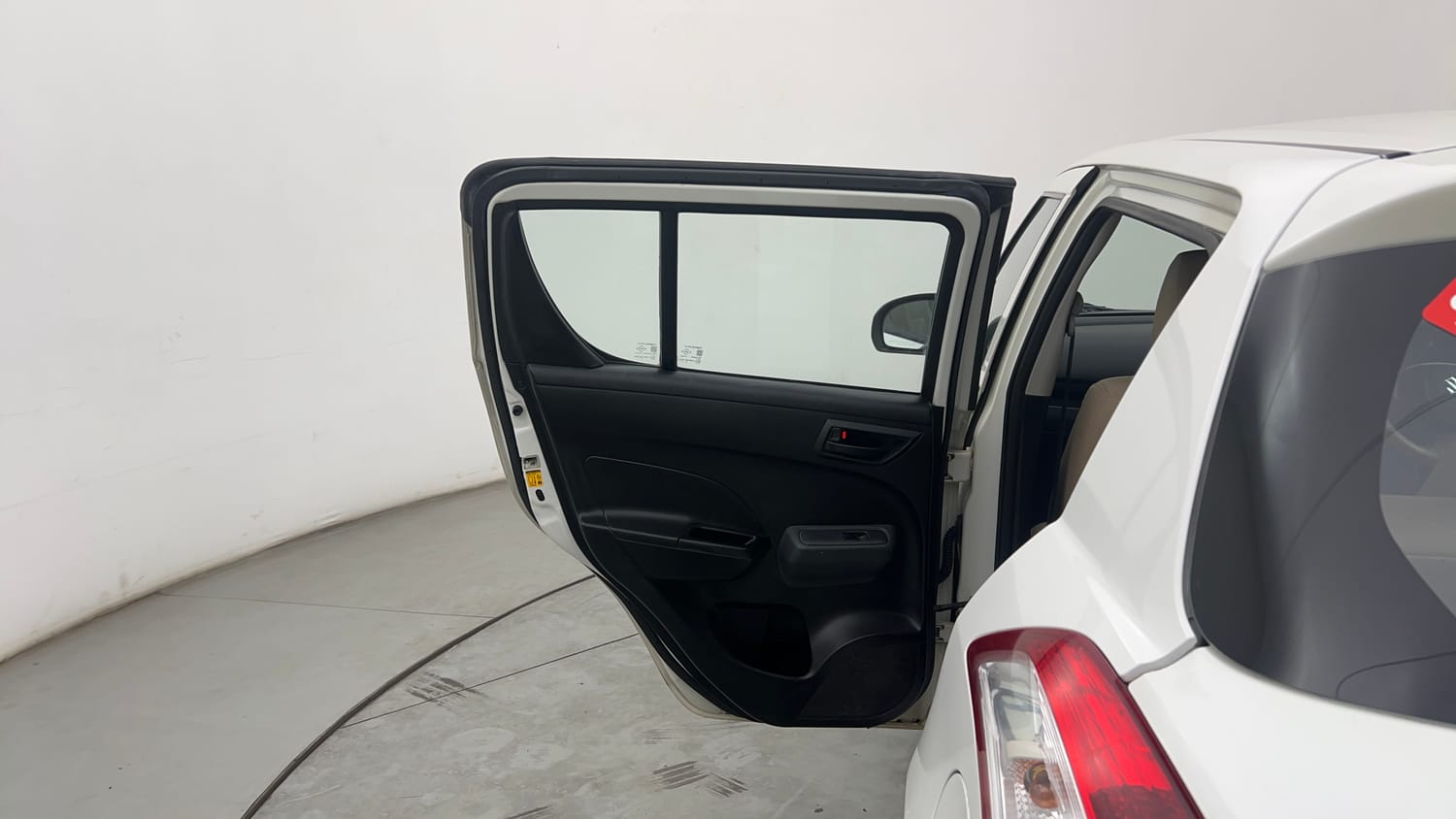 Used 2012 Maruti Suzuki Swift LXi Petrol Manual interior LEFT REAR DOOR OPEN VIEW