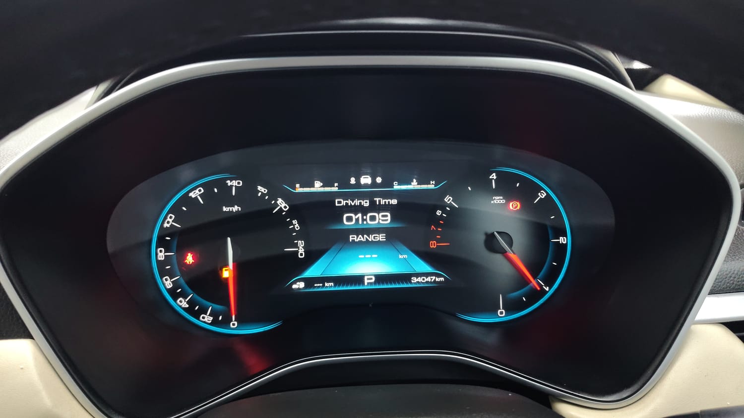 Used 2022 MG Motors Hector Sharp 1.5 Petrol CVT Petrol Automatic interior CLUSTERMETER VIEW