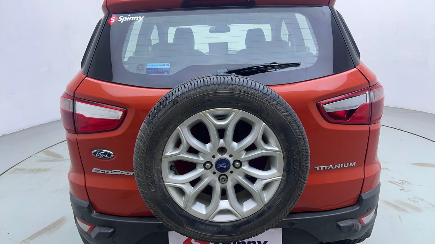 Used 2017 Ford EcoSport Titanium 1.5L Ti-VCT Petrol Manual tyres SPARE TYRE VIEW