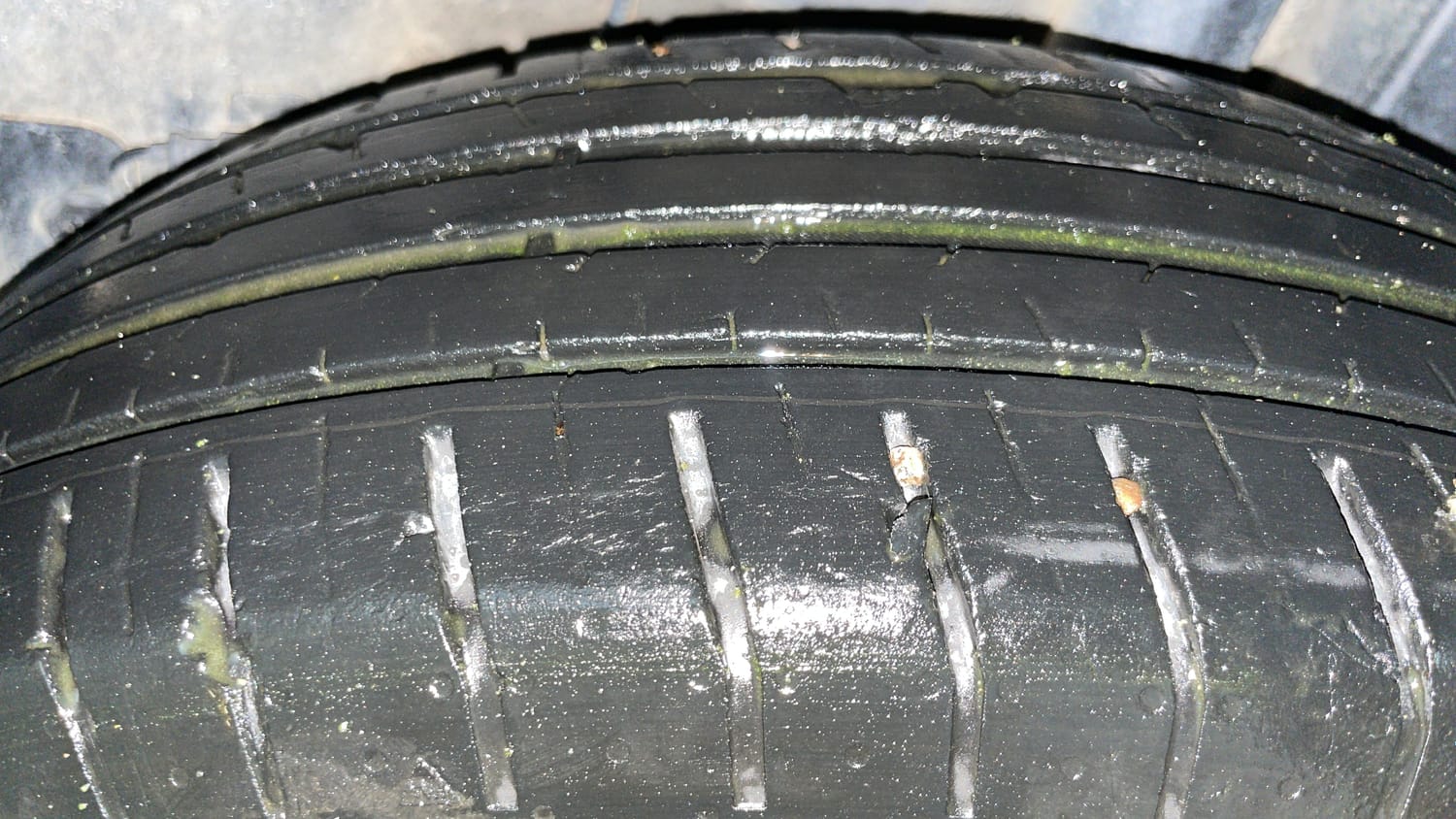 Used 2024 Tata Punch Accomplished MT Petrol Manual tyres LEFT REAR TYRE TREAD VIEW