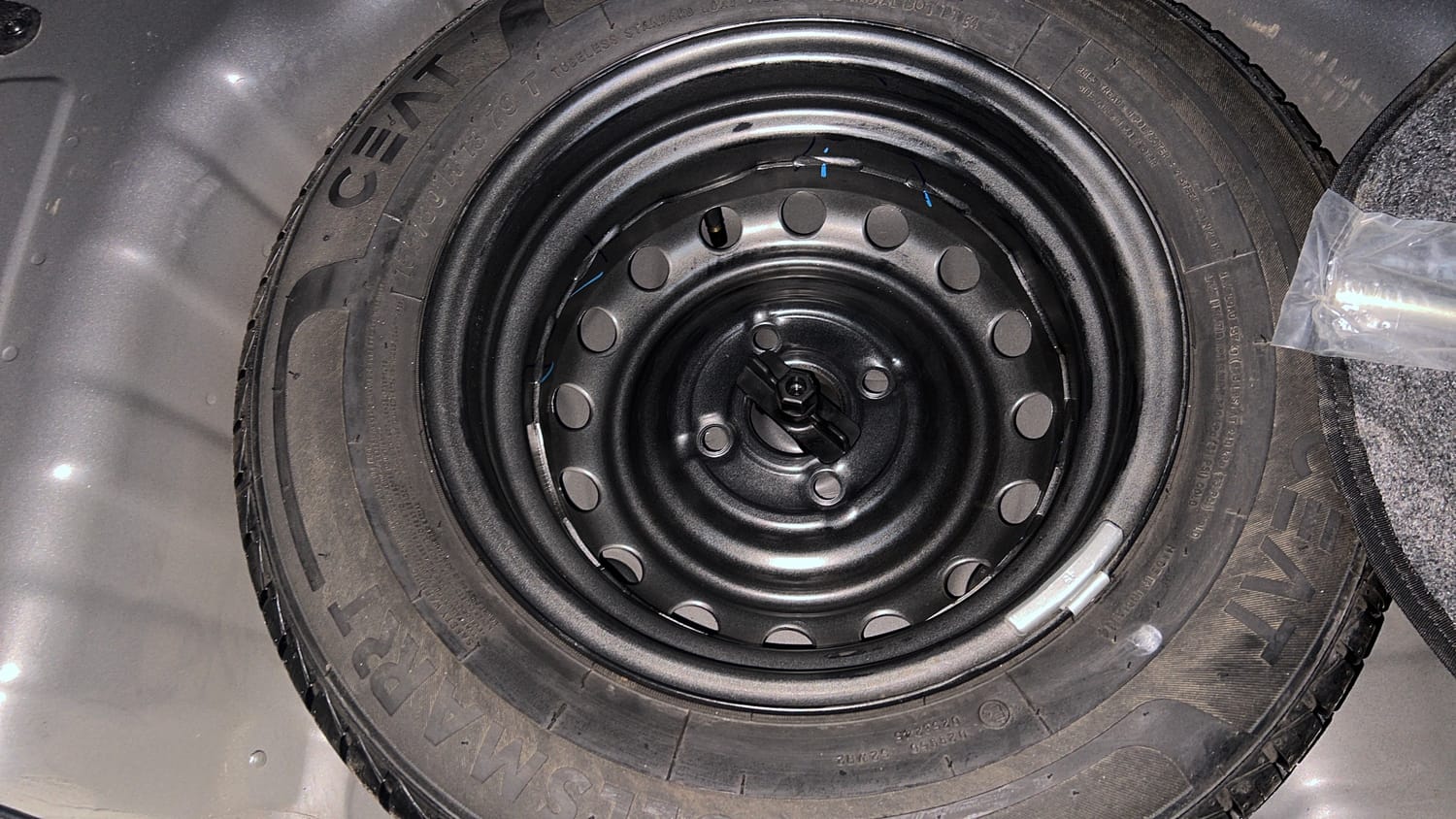 Used 2021 Hyundai Santro Sportz AMT Petrol Automatic tyres SPARE TYRE VIEW