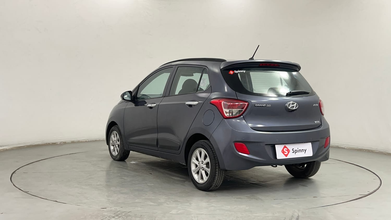 Used 2014 Hyundai Grand i10 Asta AT 1.2 Kappa VTVT Petrol Automatic exterior LEFT REAR CORNER VIEW
