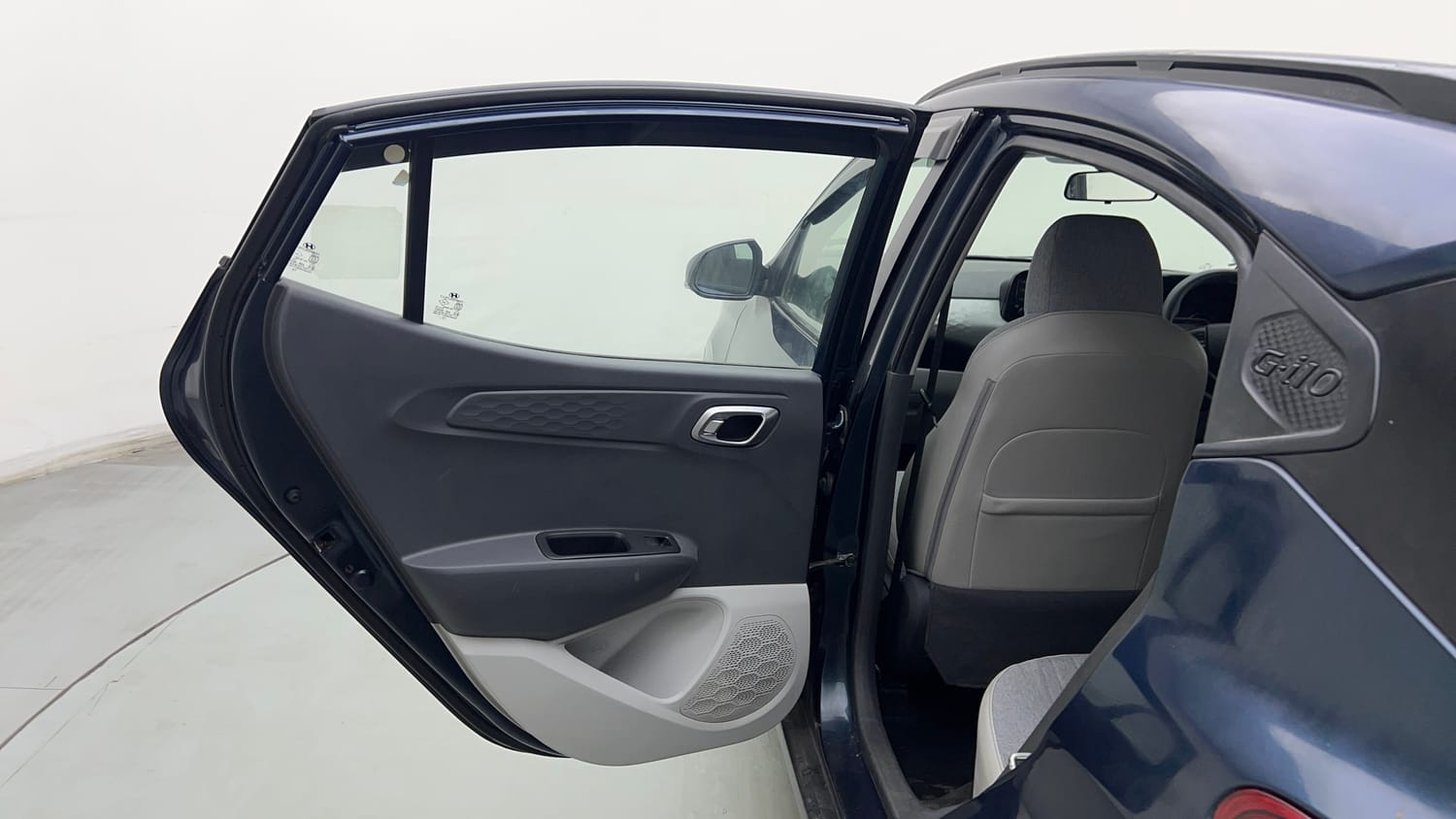 Used 2020 Hyundai Grand i10 Nios Sportz 1.2 Kappa VTVT Petrol Manual interior LEFT REAR DOOR OPEN VIEW