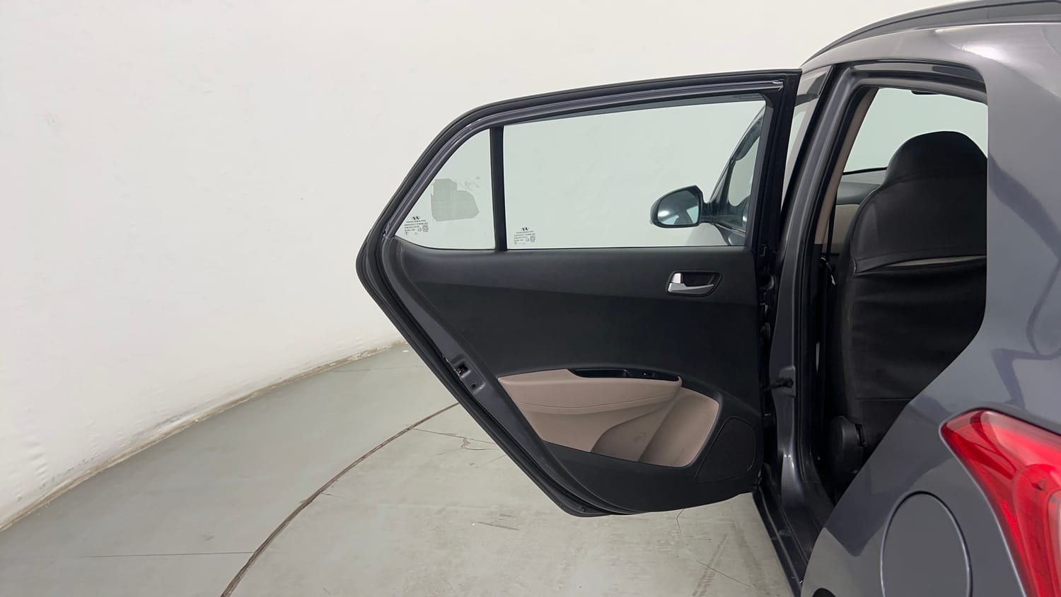 Used 2018 Hyundai Grand i10 Sportz 1.2 Kappa VTVT Petrol Manual interior LEFT REAR DOOR OPEN VIEW