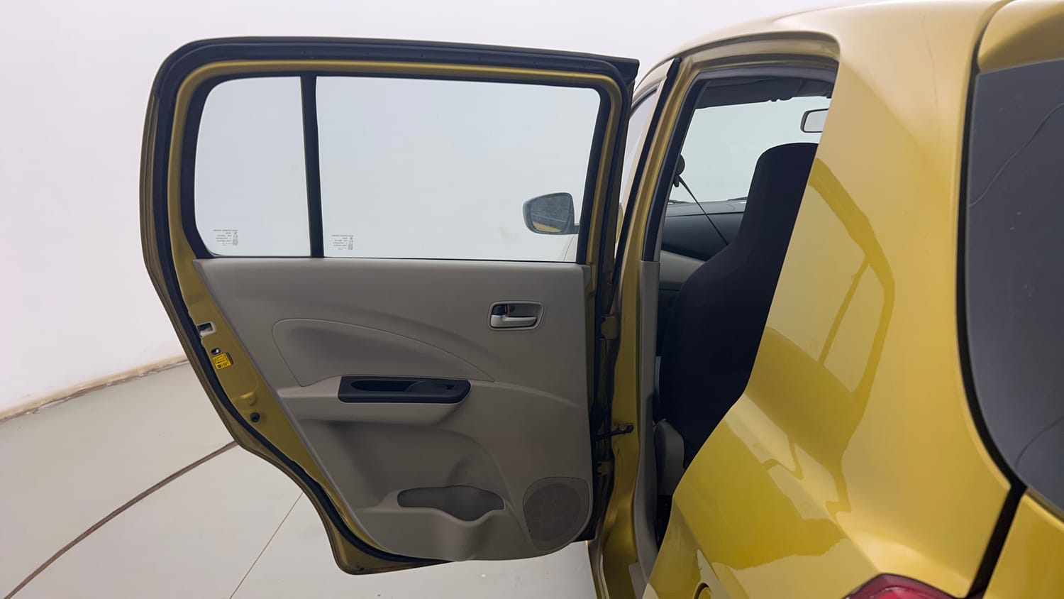 Used 2014 Maruti Suzuki Celerio VXi Petrol Manual interior LEFT REAR DOOR OPEN VIEW