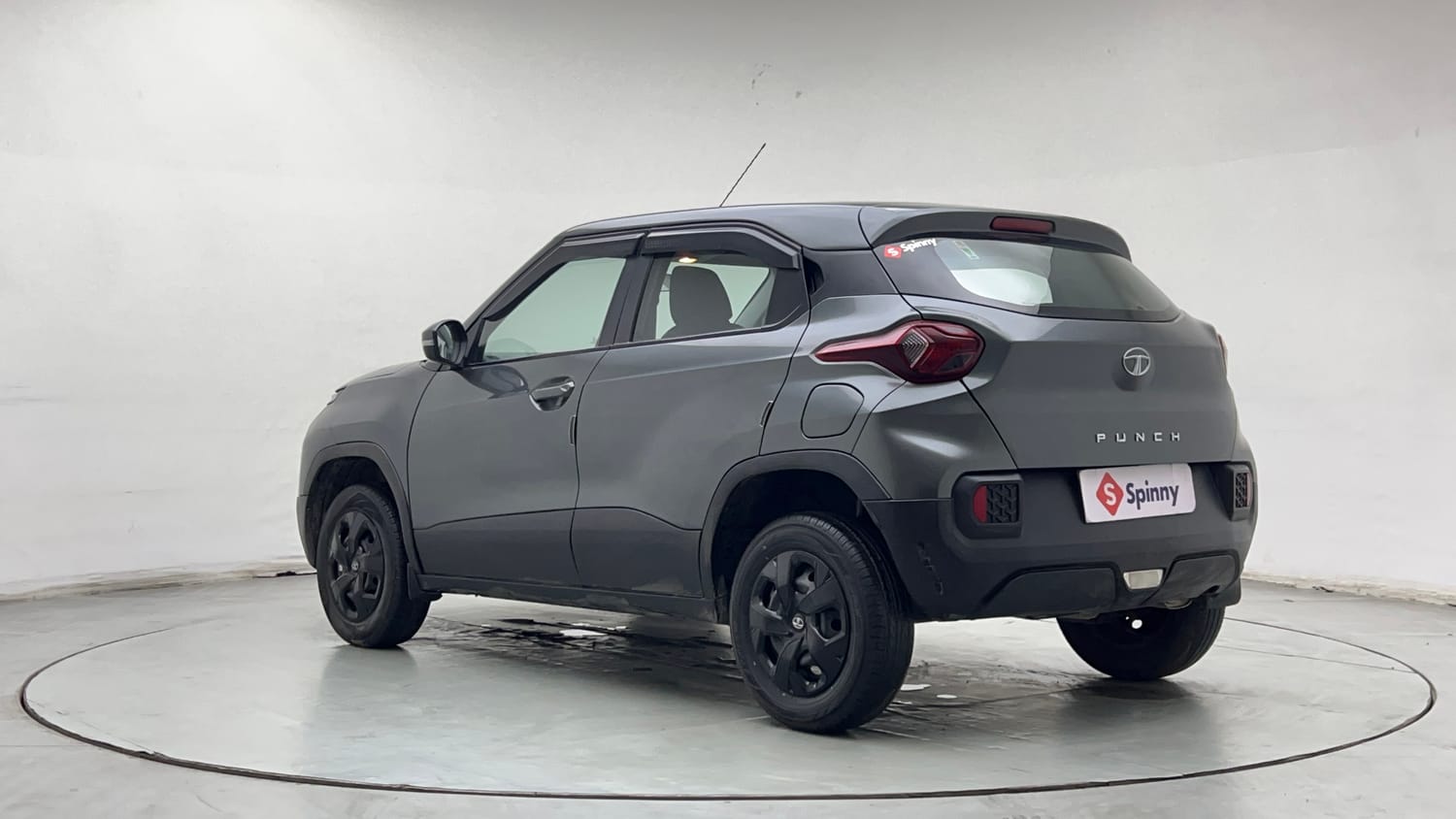 Used 2023 Tata Punch Adventure AMT Petrol Automatic exterior LEFT REAR CORNER VIEW