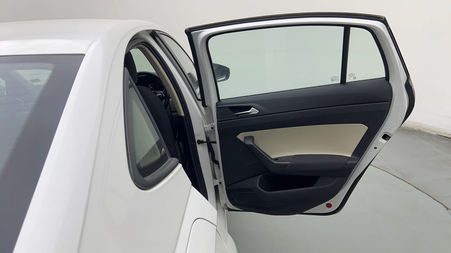 Used 2023 Skoda Slavia Ambition 1.0L TSI MT Petrol Manual interior RIGHT REAR DOOR OPEN VIEW