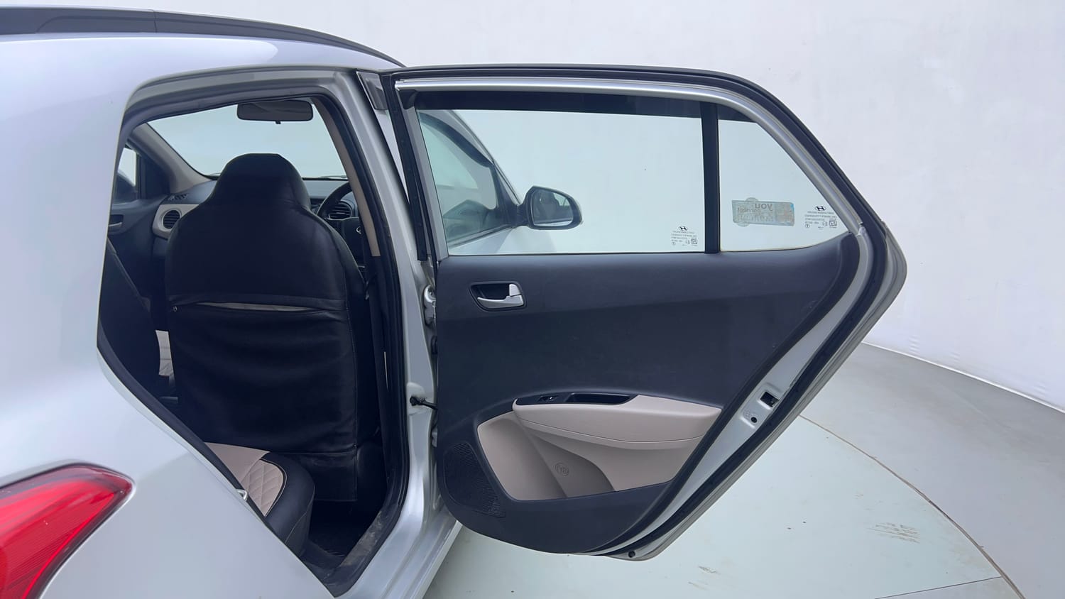 Used 2014 Hyundai Grand i10 Asta AT 1.2 Kappa VTVT Petrol Automatic interior RIGHT REAR DOOR OPEN VIEW