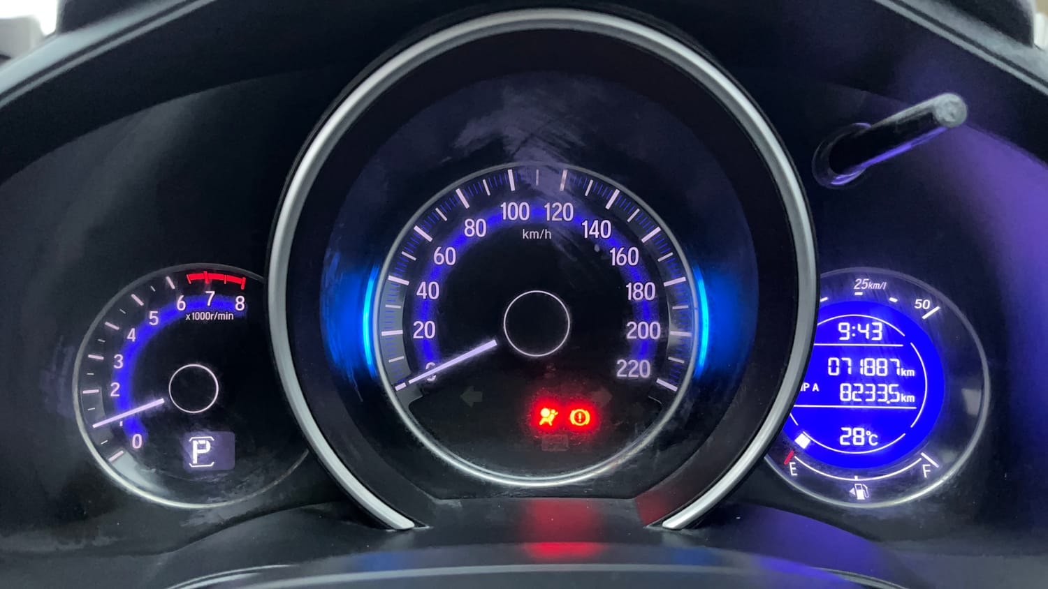 Used 2022 Honda Jazz ZX CVT Petrol Automatic interior CLUSTERMETER VIEW
