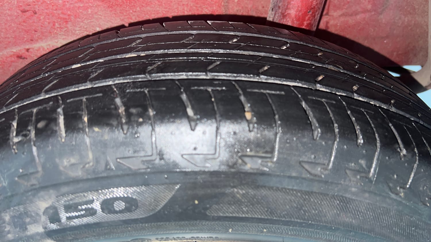 Used 2022 Maruti Suzuki Celerio VXi Petrol Manual tyres LEFT REAR TYRE TREAD VIEW