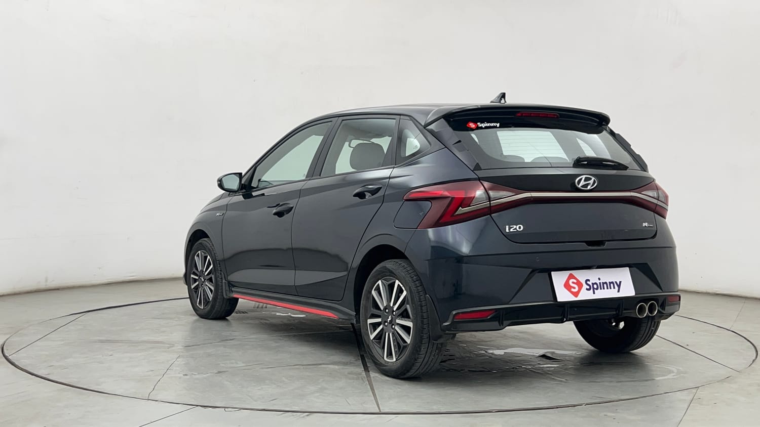 Used 2023 Hyundai i20 N Line N8 1.0 Turbo DCT Petrol Automatic exterior LEFT REAR CORNER VIEW