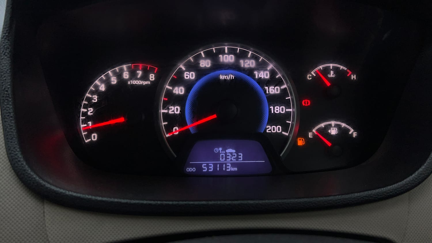 Used 2016 Hyundai Grand i10 Sportz 1.2 Kappa VTVT Petrol Manual interior CLUSTERMETER VIEW